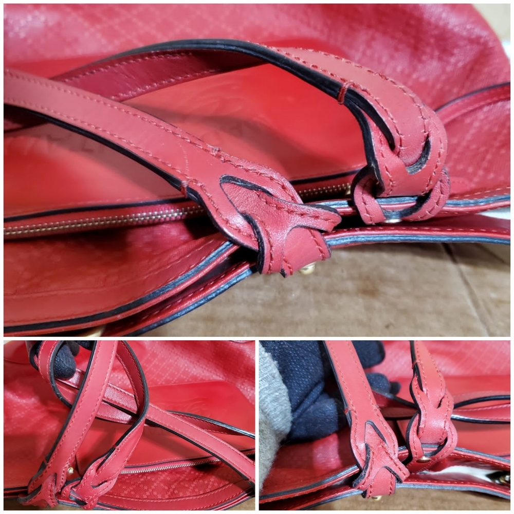 Gucci Craft Tote Diamante Leather Red - Picture 11 of 12
